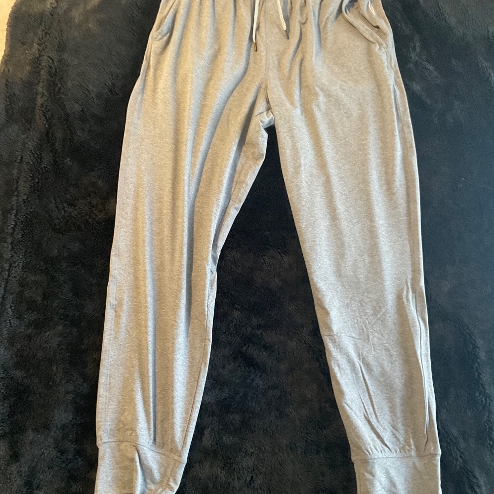 Holloway Ventura Soft Knit Jogger Pants Mens Size L Carbon Heather Grey NEW